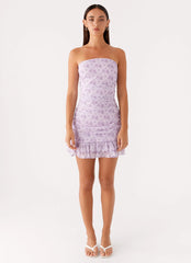 Minivestido Ember - Campo de Lavanda