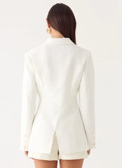 Blazer ceñido Culver - Blanco