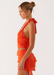 Top Halterneck End Of Us - Laranja