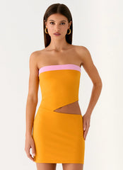 Minivestido Ica - Naranja