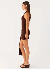 Minivestido Vedetta - Chocolate