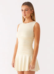 Minivestido Kelda - Amarillo