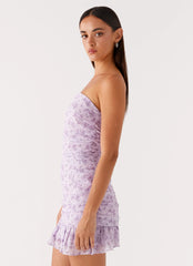 Minivestido Ember - Campo de Lavanda