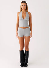 Roxy Mini Shorts - Gris