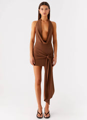 Minivestido Orchard - Chocolate