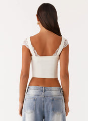 Blusa Tabitha de Renda - Limão