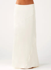 Falda maxi Chandra - Marfil