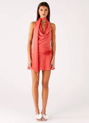 Minivestido Kenzie - Coral