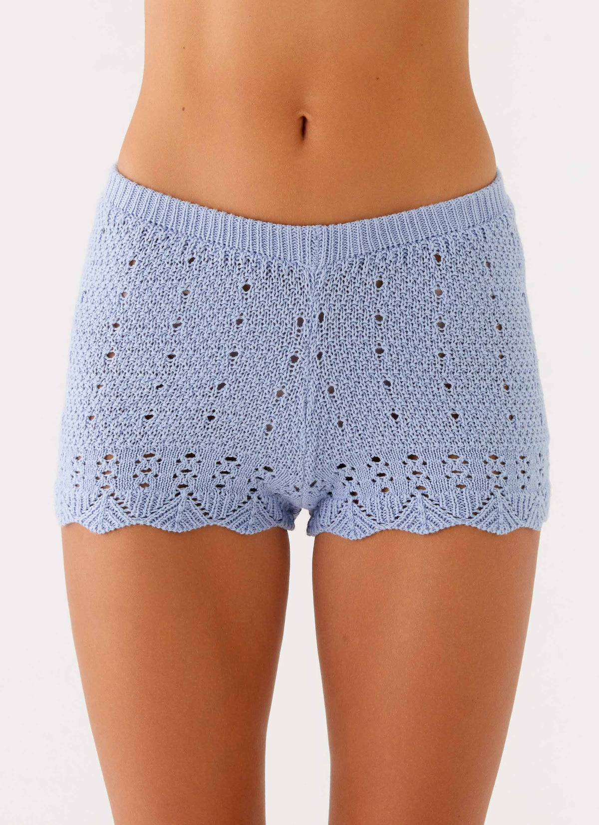 Mini shorts de talle bajo Oakley - Azul