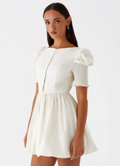 Minivestido Enya - Marfil