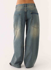 Vaqueros Joseph de tiro bajo - Azul lavado vintage