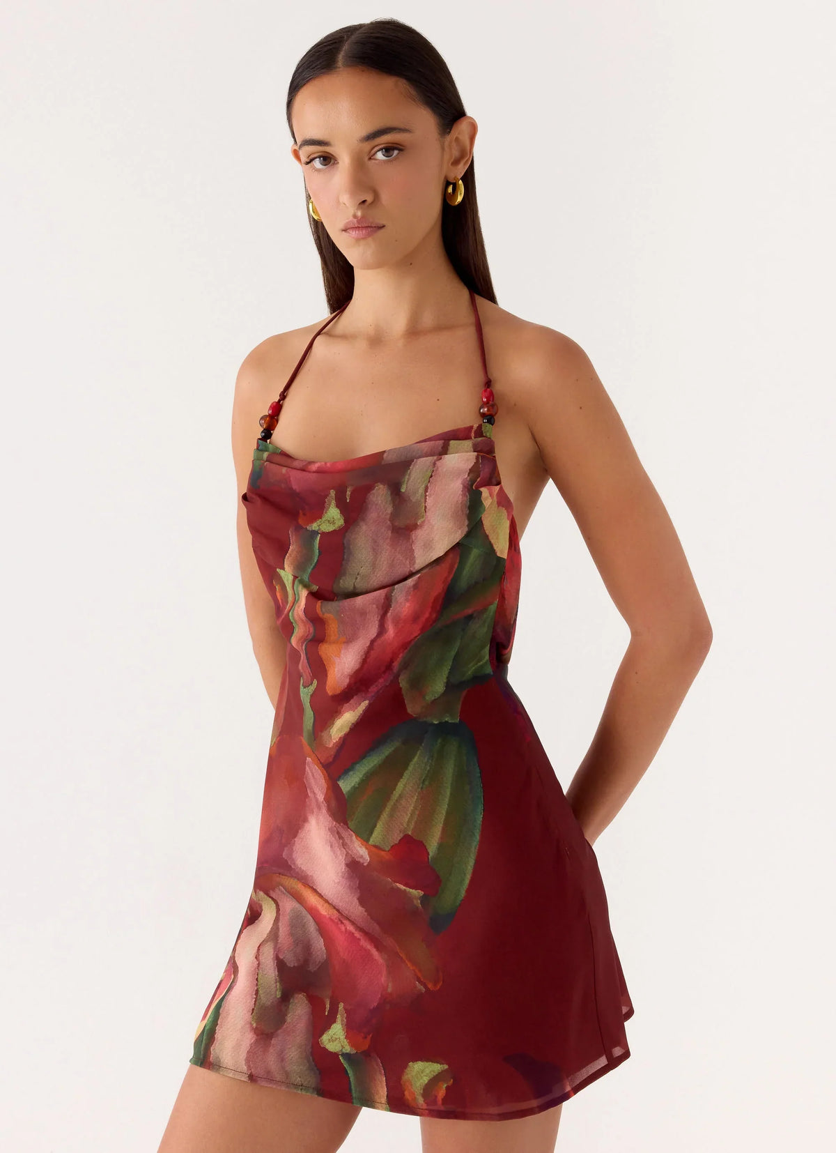 Minivestido Camilla Cowl - Cuba Cuba