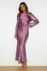 Maxivestido Grape de Estilo Sofisticado