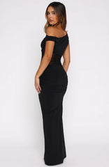 Vestido Longo Preto Push Limits