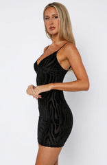 Minivestido Next In Line Preto