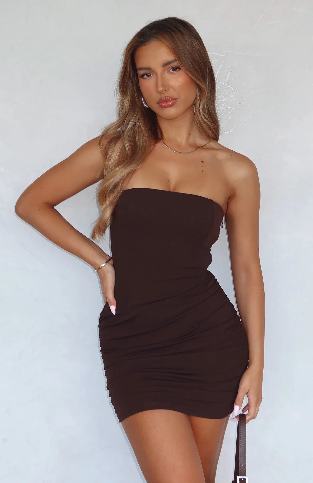 Minivestido I Guess So color chocolate