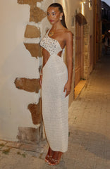 Maxi vestido de crochê Turritella Treasure Shell