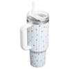 Stanley 40 oz Stainless Steel H2.0 FlowState Quencher Tumbler Blue Starry Stripes