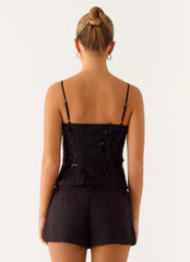 Top Love Me Hard - Preto