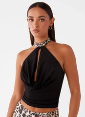 Top Cropped Cairo - Preto