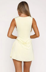 Minivestido Convidada de Honra Limão