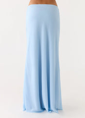 Falda Larga de Gasa Star Girl - Azul