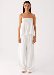 Top Wynter Babydoll - Blanco