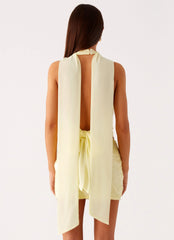 Top Lenço Lilo - Amarelo