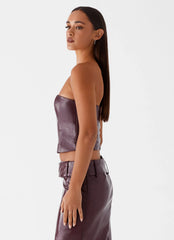 Top Cami Wynnie - Vermelho Cereja