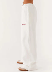 Pantalones deportivos exclusivos - Marfil