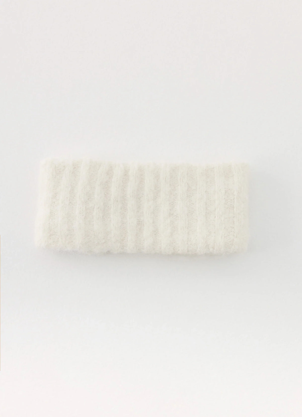 Diadema de punto Snow Ball - Crema