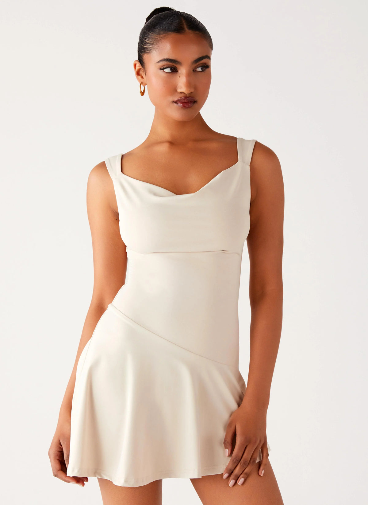 Minivestido Dune Whisper - Ivory