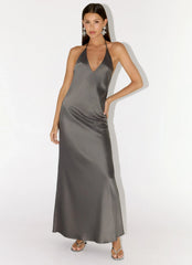 Maxivestido Bondi Heat - Ceniza