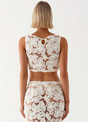 Top Fiorella Floret - Marfil