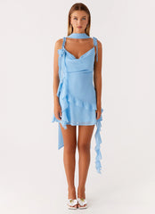 Minivestido Carina - Azul