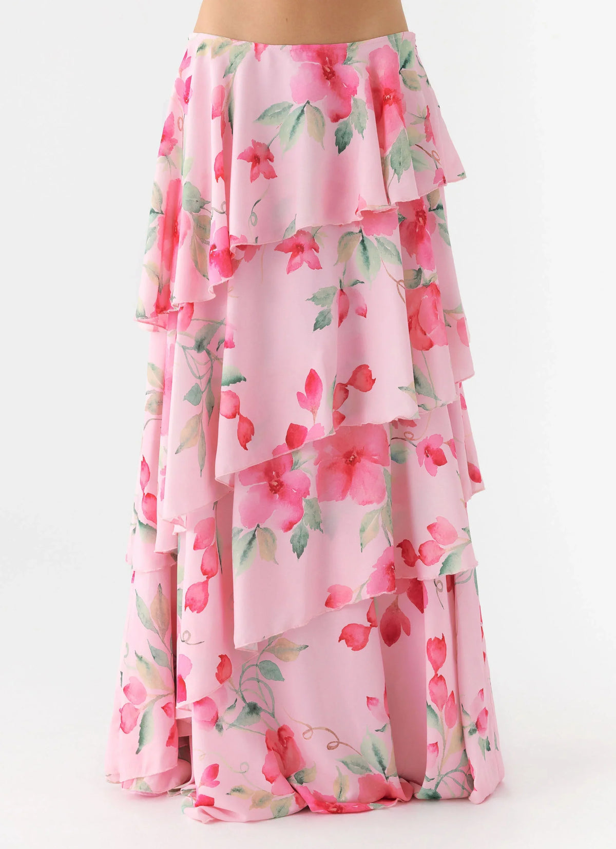 Saia longa em camadas Melody Remedy - Petal Soleil