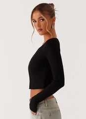 Top Pippa - Negro