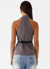 Chaqueta Marina Top - Gris