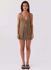 Blusa de Tricô Capri Glow - Khaki