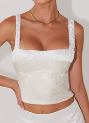 Top Busto Ryder - Ivory Sky