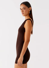 Minivestido Radia - Chocolate