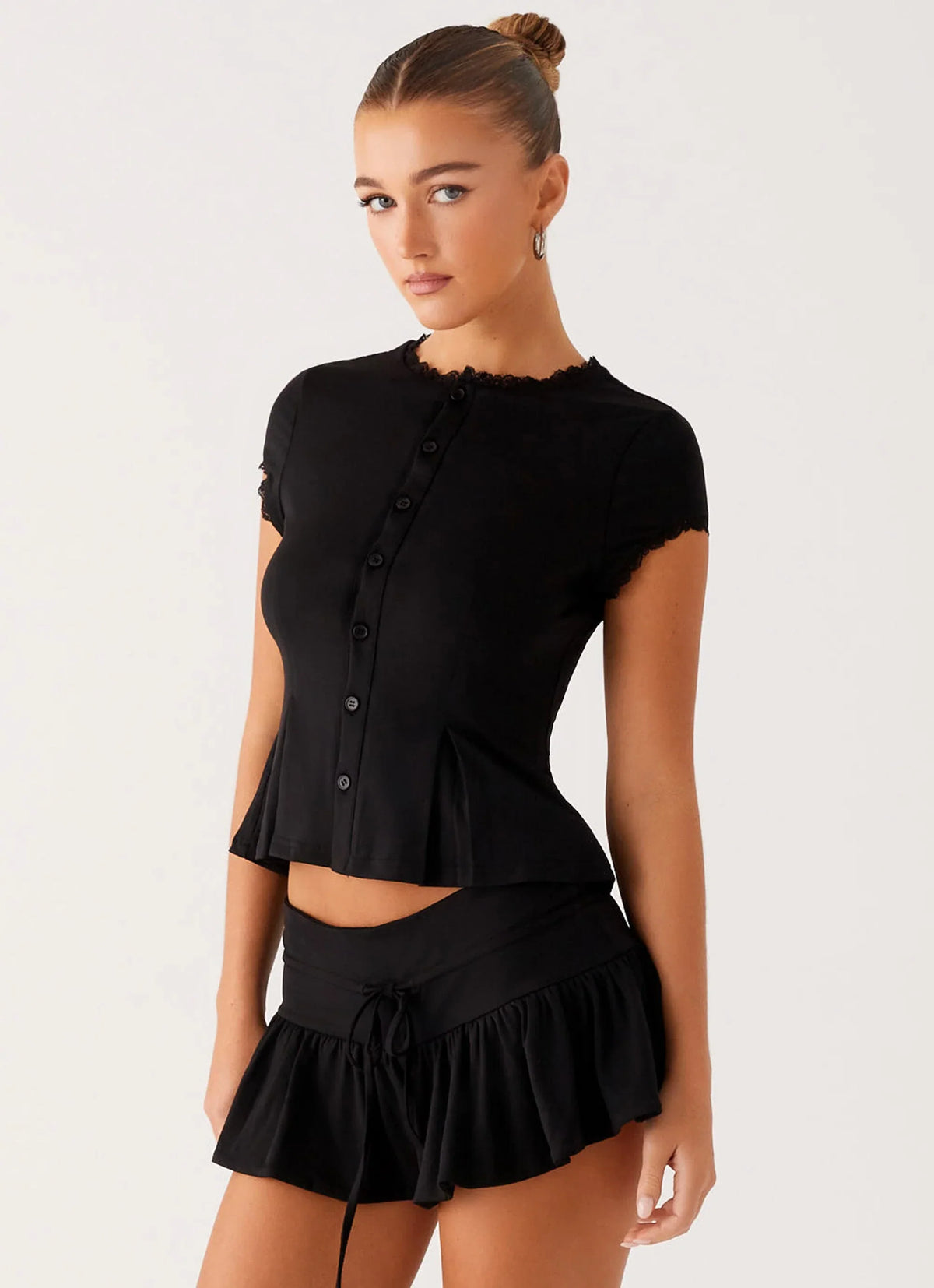 Camisa Landon de botones - Negro