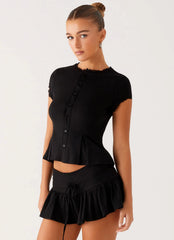 Camisa Landon de botones - Negro