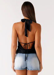 Mini Shorts Jeans Unreal - Azul Desbotado
