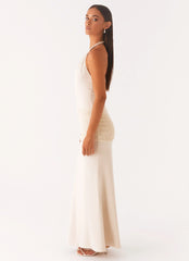 Maxivestido Scenic - Areia