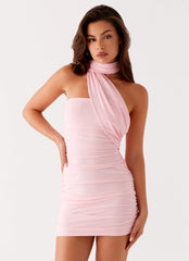 Minivestido Breaking News - Rosa