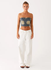 Top Jeans Not Like Us - Vintage