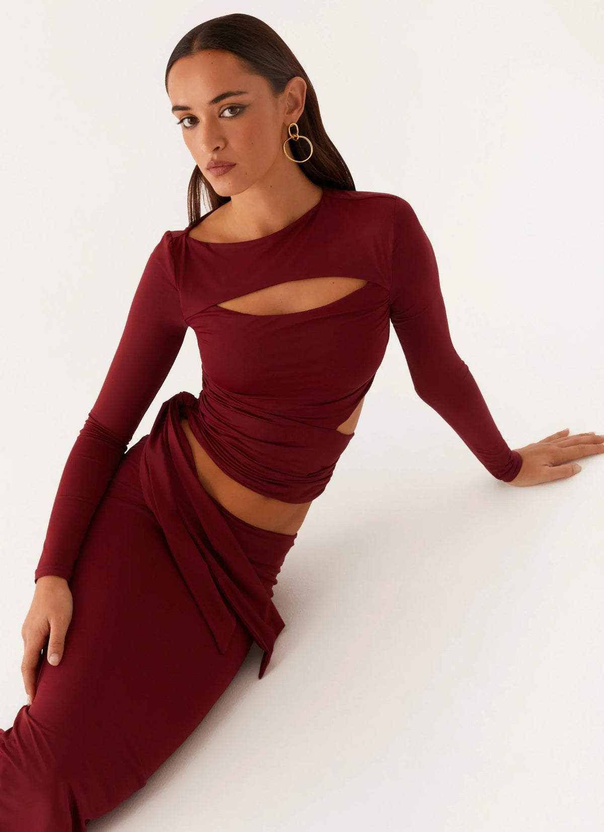 Top cruzado Capucine - Mulberry