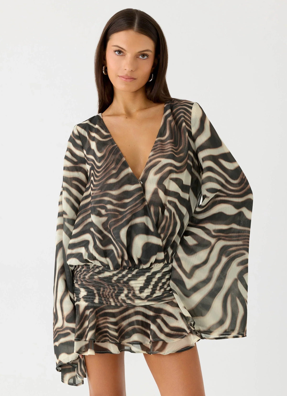 Minivestido Elisana - Zebra
