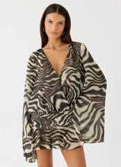 Minivestido Elisana - Zebra